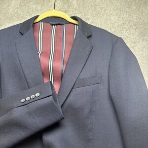 Brooks Brothers‎ Regent Navy Wool Blazer Tessuto Marzotto Italian Fabric 39R